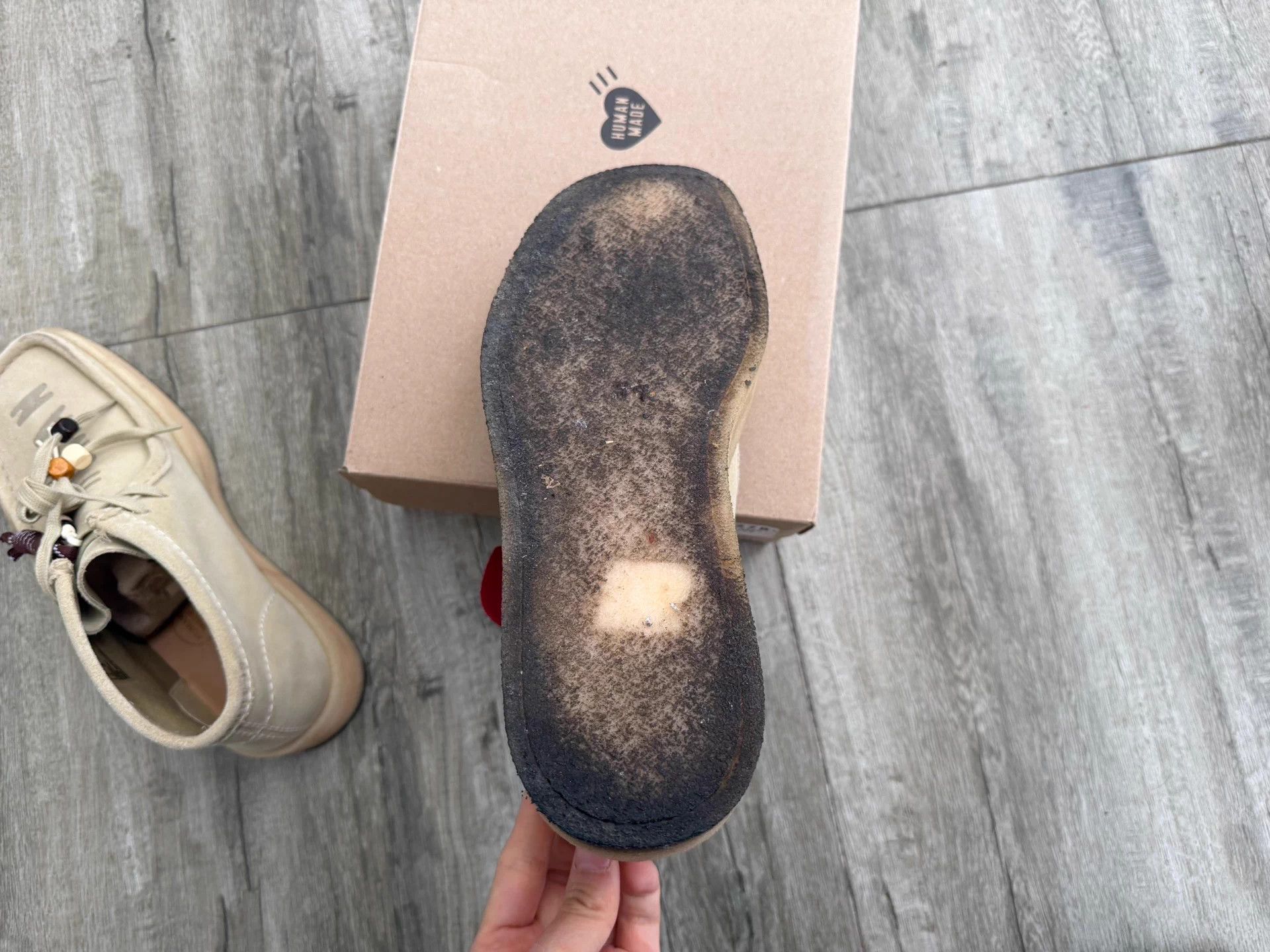 Human Made HUMAN MADE x Clarks Originals Wallabee Worn 2x Size 41 Size US 8 / EU 41 - 8 Thumbnail