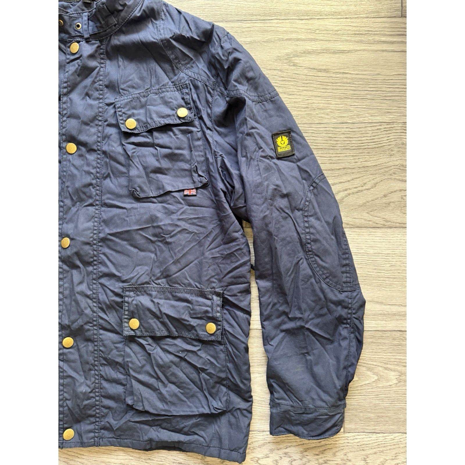 Belstaff Belstaff RACEMASTER Jacket Navy Size S Cotton Men Brown Label? Size US S / EU 44-46 / 1 - 2 Thumbnail