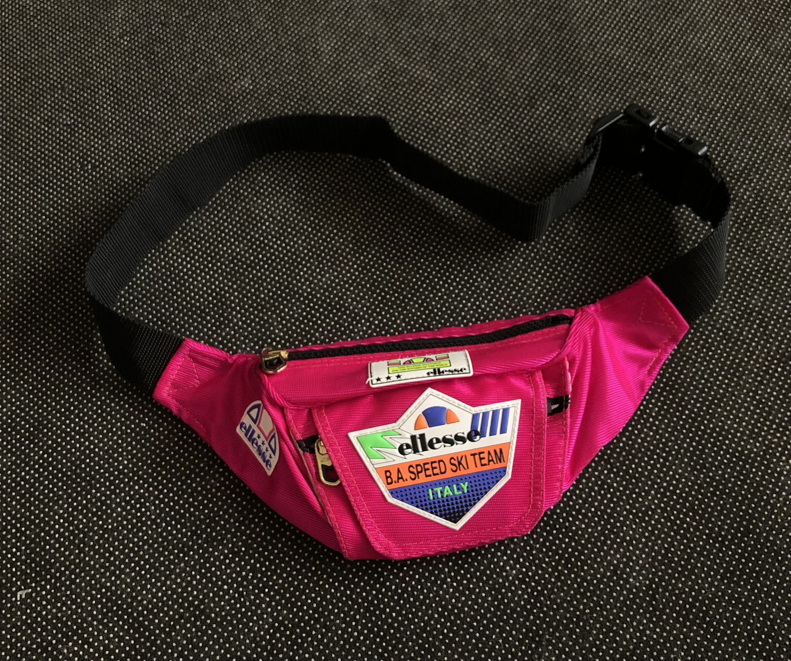 Ellesse VINTAGE 90’S ELLESSE SKI TEAM UNISEX MINI WAISTBAG Size ONE SIZE - 1 Thumbnail