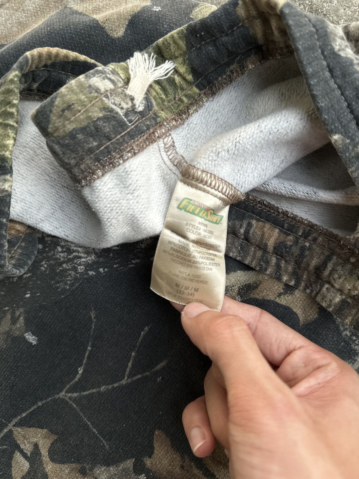 Carhartt × Wrangler (36-40x32) Crazy Vintage Distressed Faded Camo Baggy Pants Size US 36 / EU 52 - 8 Thumbnail