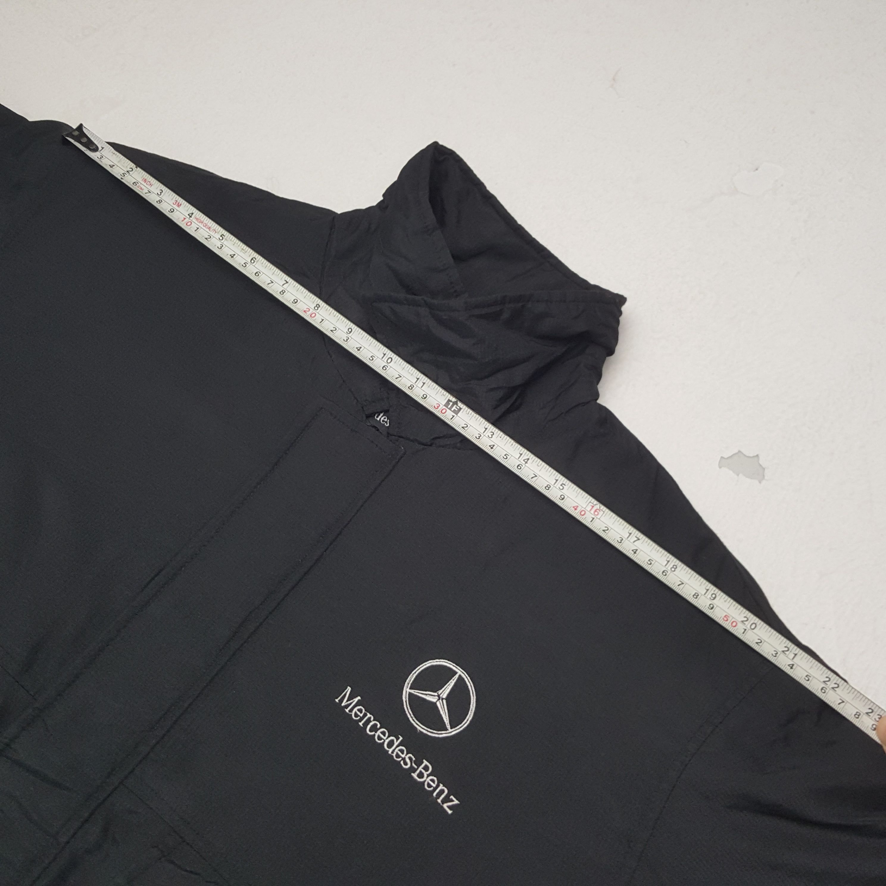 Mercedes-Benz Vintage Mercedes Benz Zipper Windbreaker Bomber Jacket Size US L / EU 52-54 / 3 - 6 Thumbnail