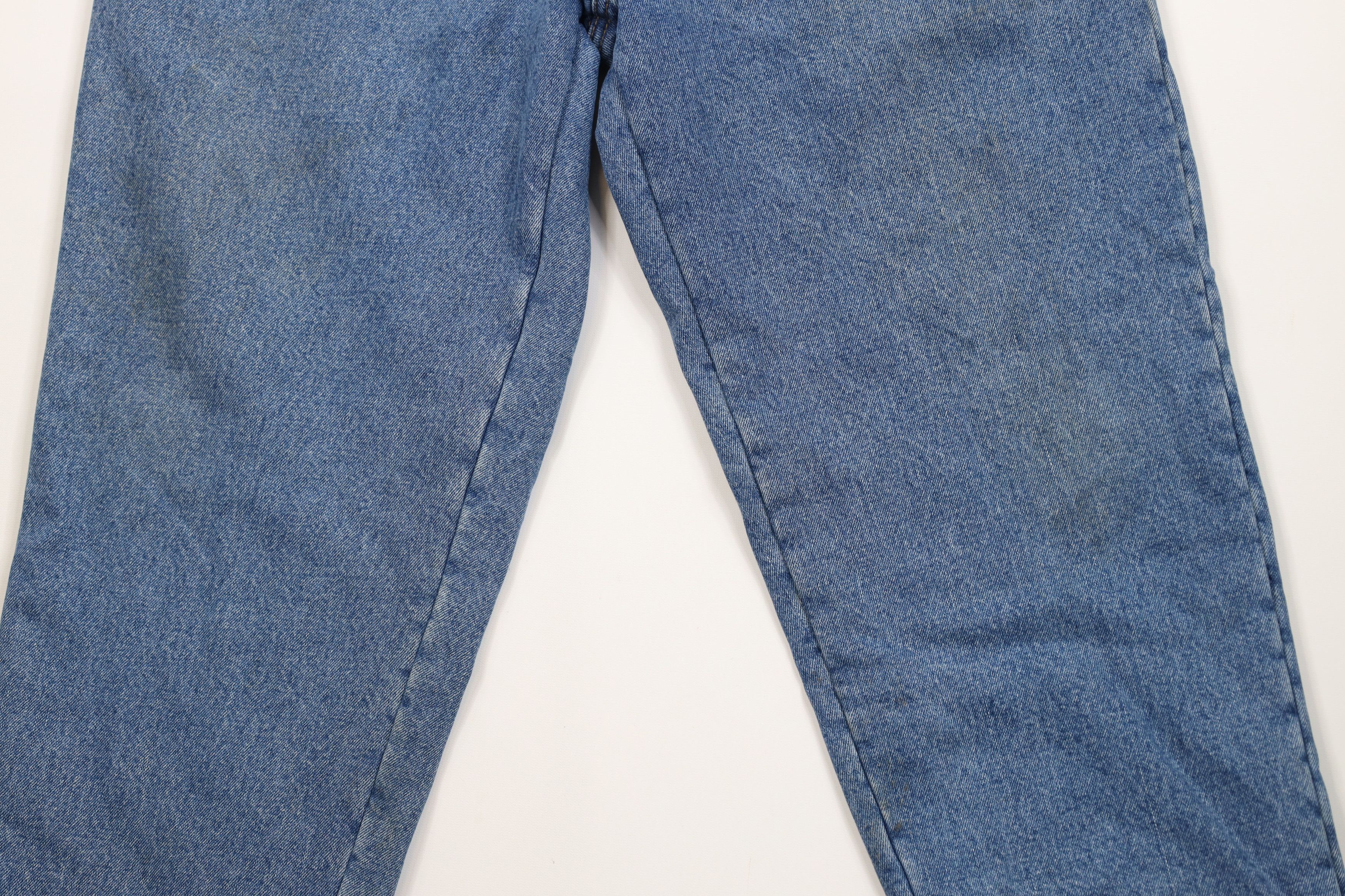 Cabelas Vintage Cabelas Fleece Lined Heavyweight Denim Jeans Blue Size US 36 / EU 52 - 4 Thumbnail