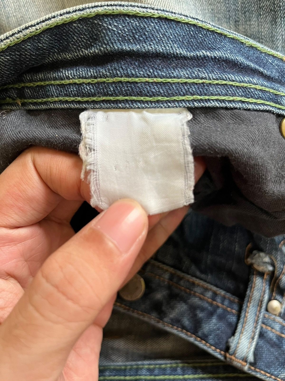 Japanese Brand Vintage Japanese Brand Fade Wash Distressed Flared Jeans Size US 30 / EU 46 - 9 Thumbnail