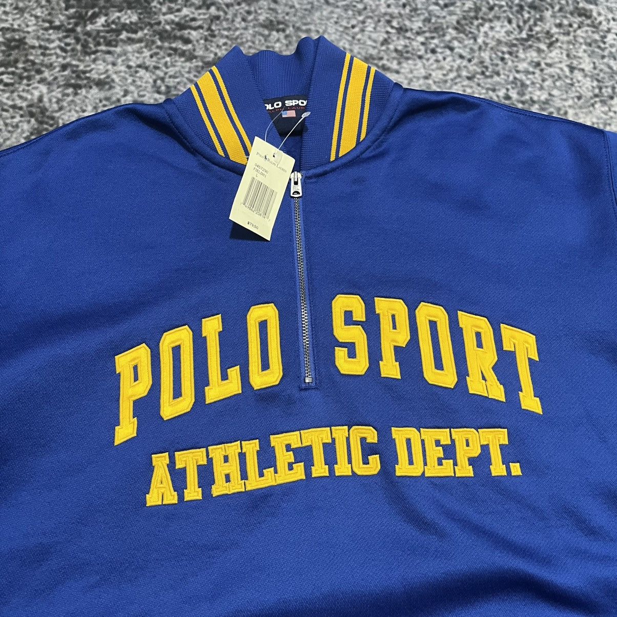 Polo Ralph Lauren Vintage Polo Sport Athletic Dept Shirt 1/4 Zip Size Large Size US L / EU 52-54 / 3 - 4 Thumbnail