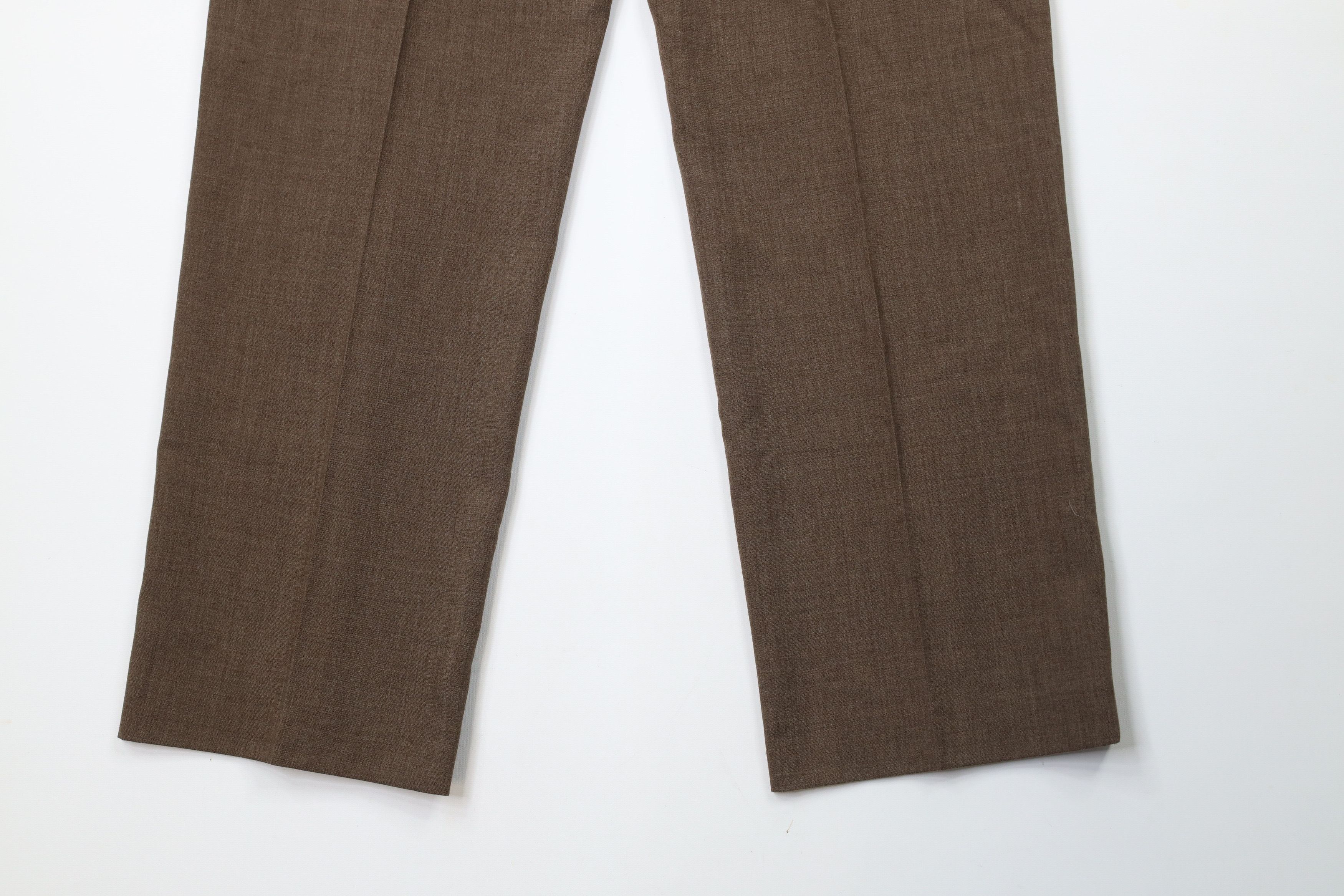 Vintage Vintage 70s Streetwear Flared Wide Leg Chino Pants Brown USA Size US 34 / EU 50 - 12 Thumbnail