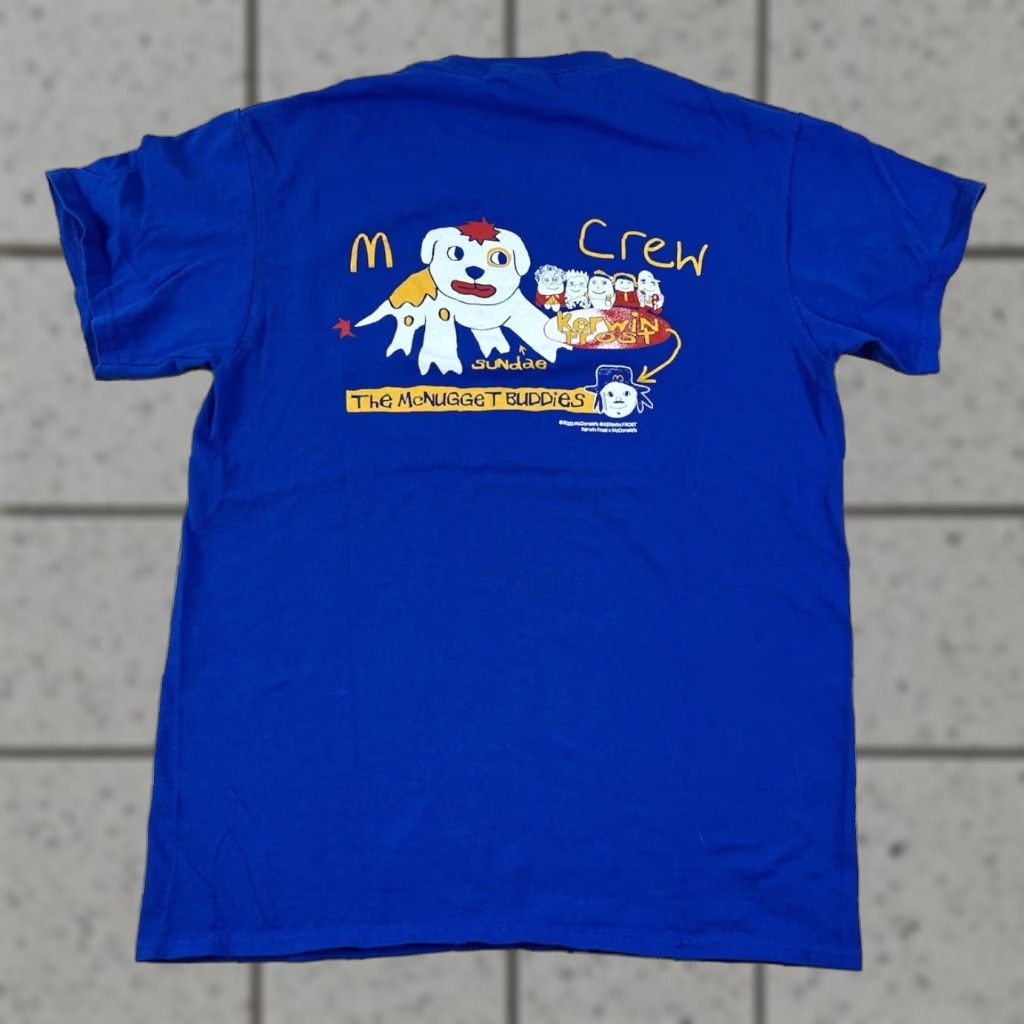 Delta McDonald’s Kerwin Frost Mcnuggets Crew 2023 Employee T Shirt Blue Size Medium Size US M / EU 48-50 / 2 - 1 Thumbnail