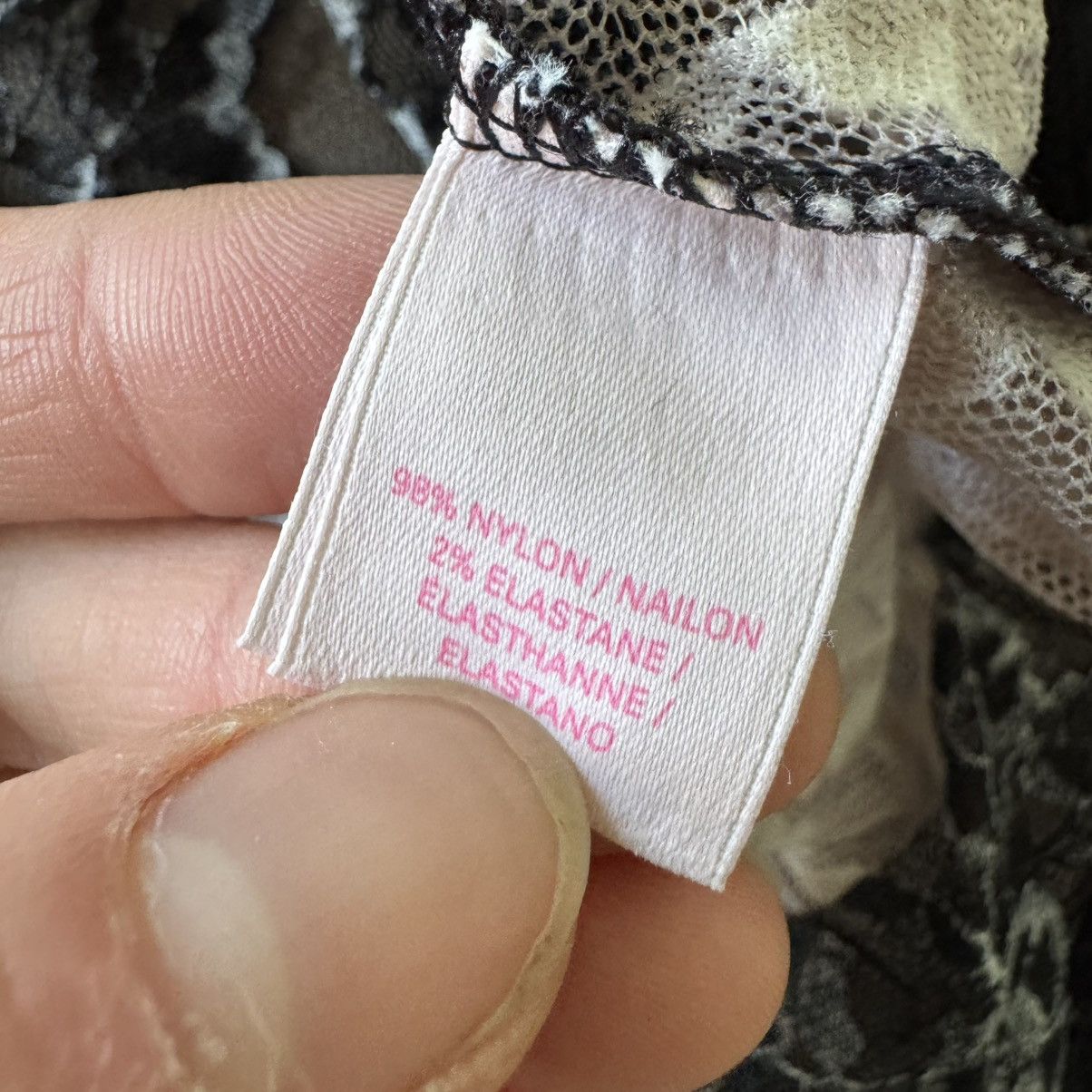 Victoria's Secret Grunge Y2K Victoria’s Secret sheer striped lace top Size XL / US 12-14 / IT 48-50 - 5 Thumbnail