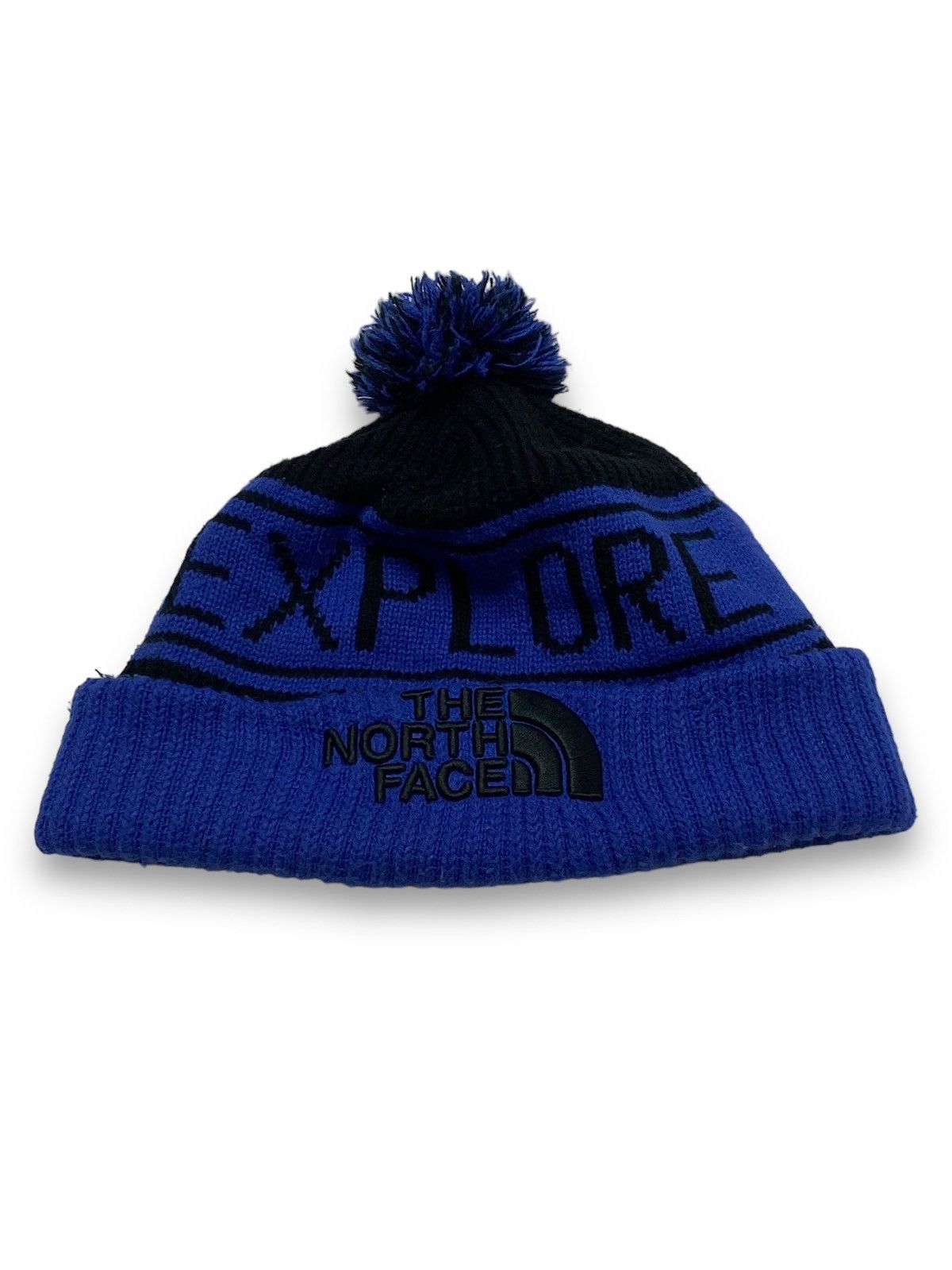 The North Face Vintage THE NORTH FACE Big Logo Outdoor Pompon Style Size ONE SIZE - 1 Thumbnail