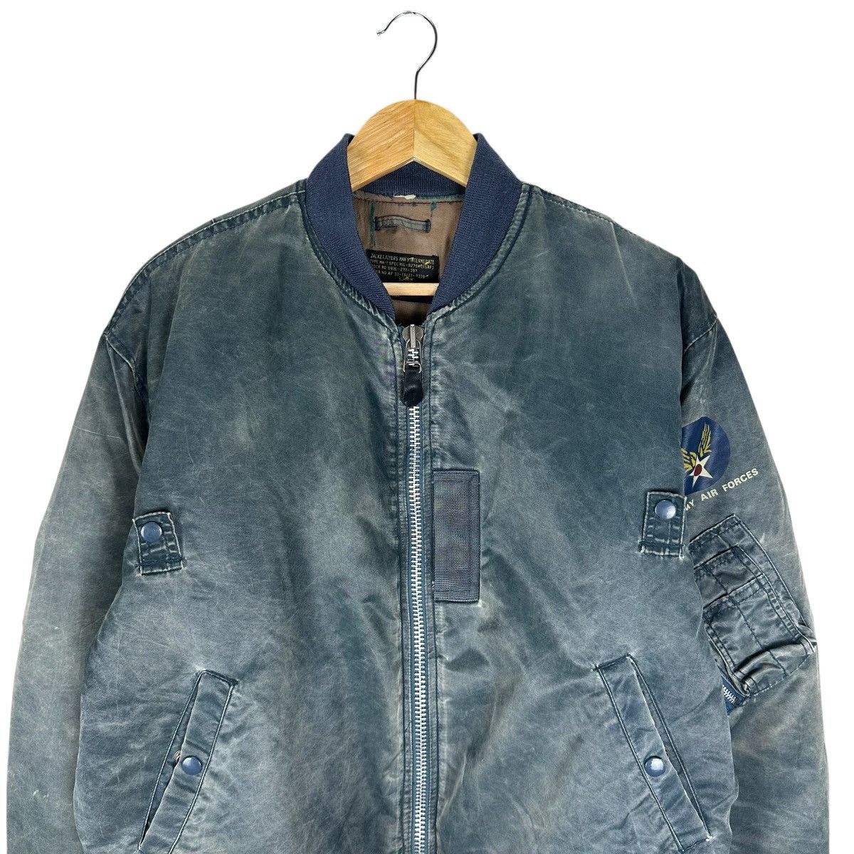 Vintage HST MA1 AIR FORCE BOMBER JACKET Size US XL / EU 56 / 4 - 3 Thumbnail