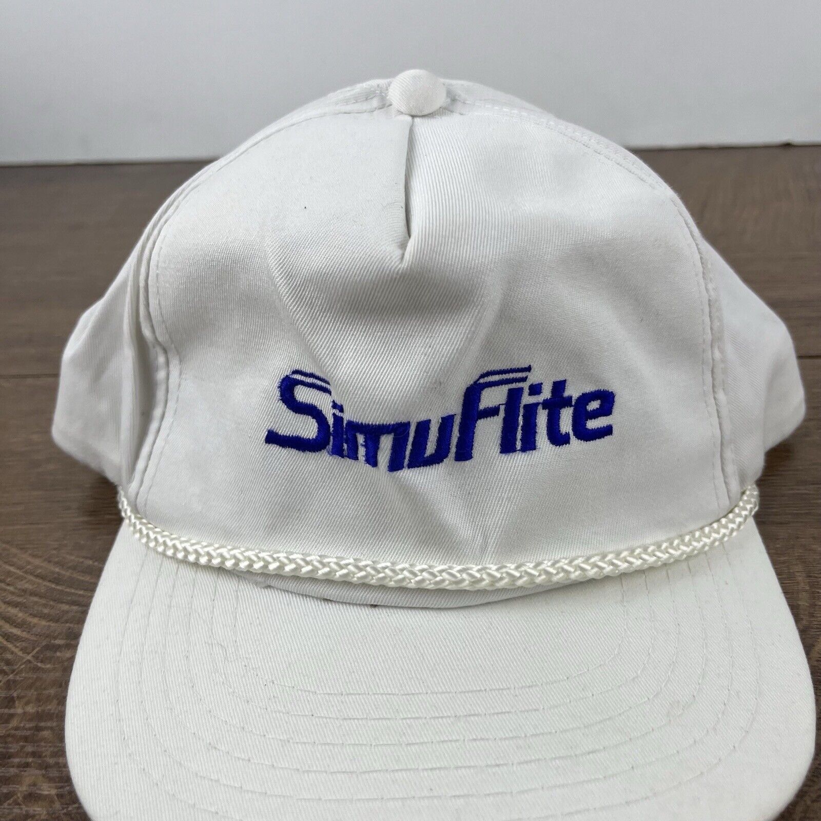 Other SimuFlite Hat Simuflite Snapback Hat White Adjustable Hat Ad Size ONE SIZE - 6 Thumbnail