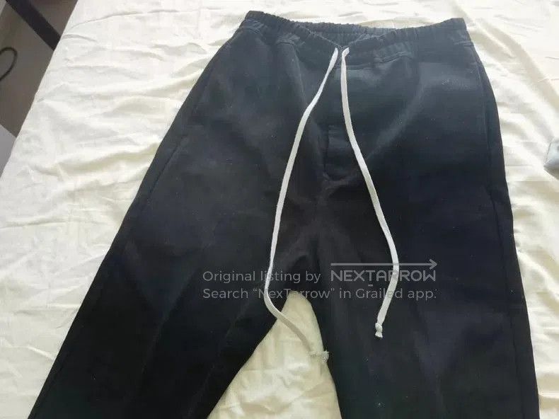 Rick Owens Rick Owens Black Drawstring Cargo Pants. Size US 38 / EU 54 - 1 Thumbnail