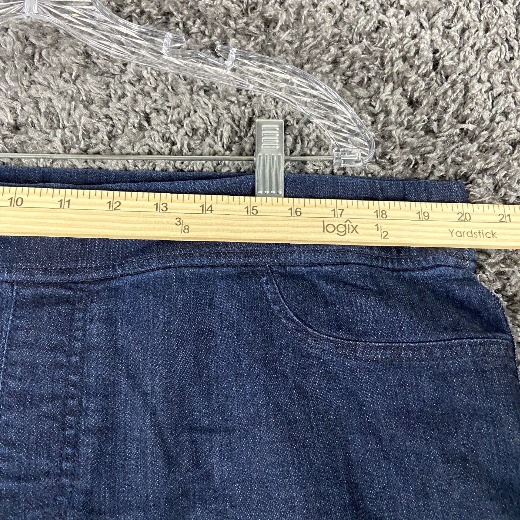 CO Lauren Jeans Co. Jeans Women 16 Blue Skinny Modern Legging Ralph Lauren Size 38" / US 16 / IT 52 - 7 Thumbnail