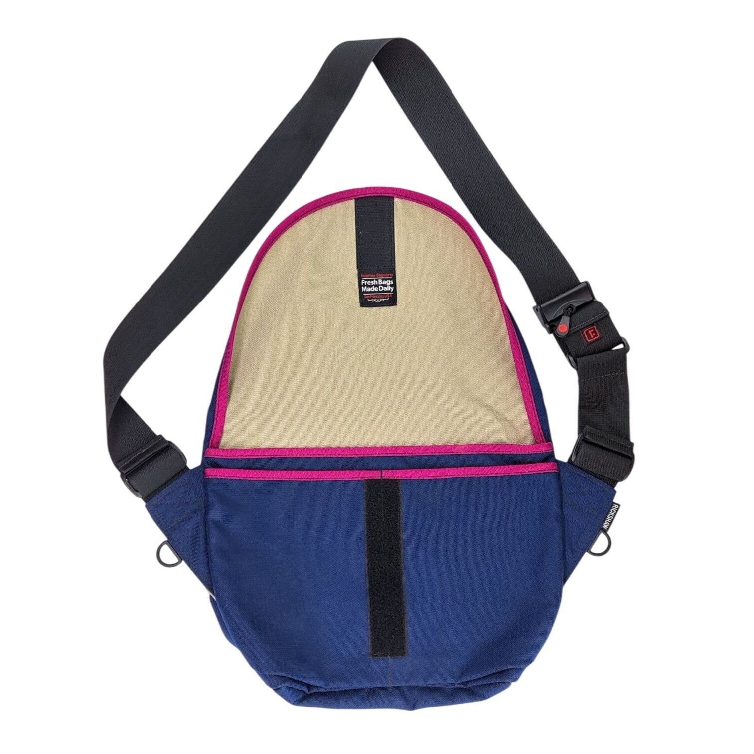 Other Rickshaw Small Zero Messenger Bag Adjustable Strap Blue Pink Size ONE SIZE - 4 Thumbnail