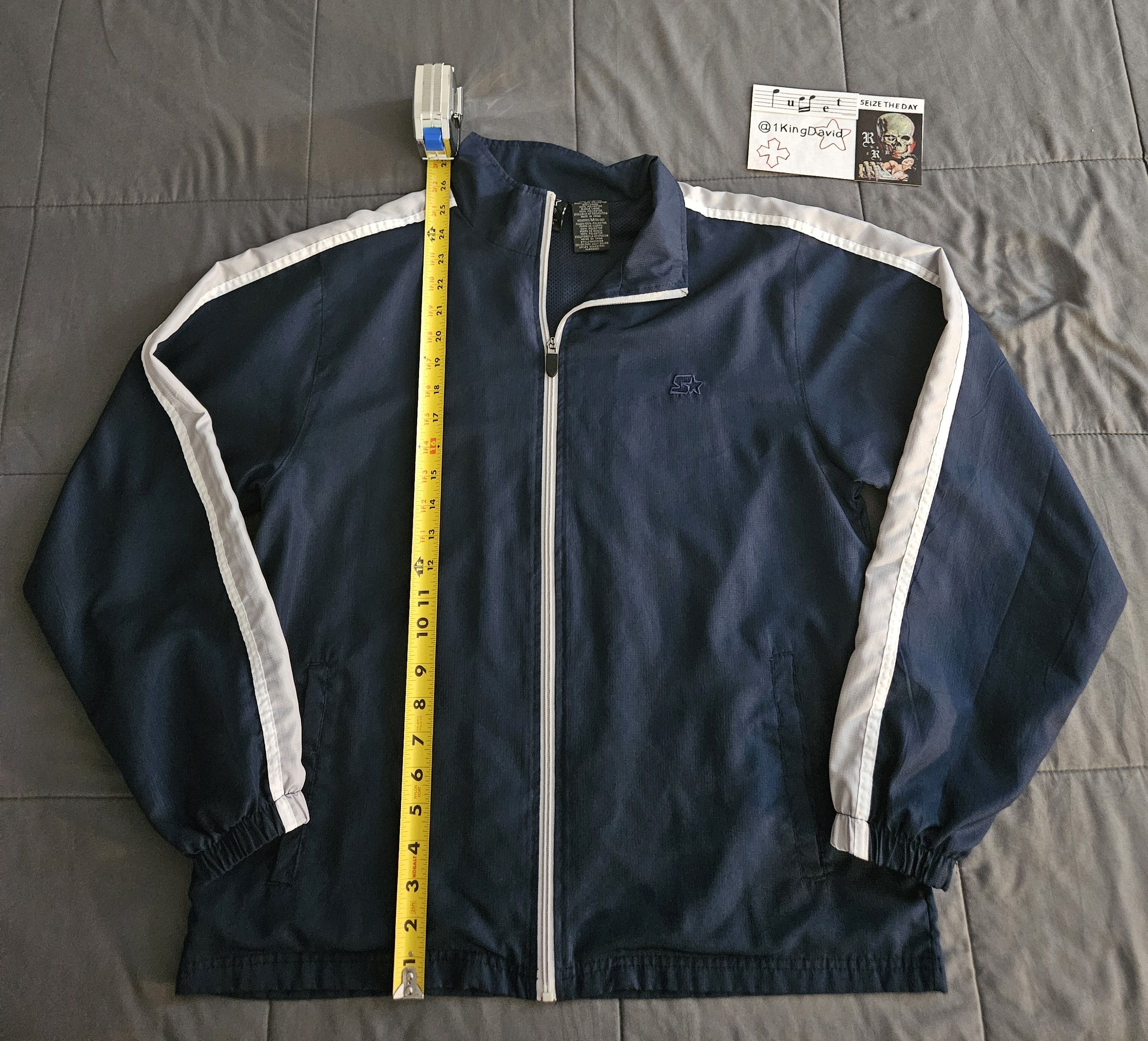 Starter Starter Navy Windbreaker Size US M / EU 48-50 / 2 - 7 Thumbnail