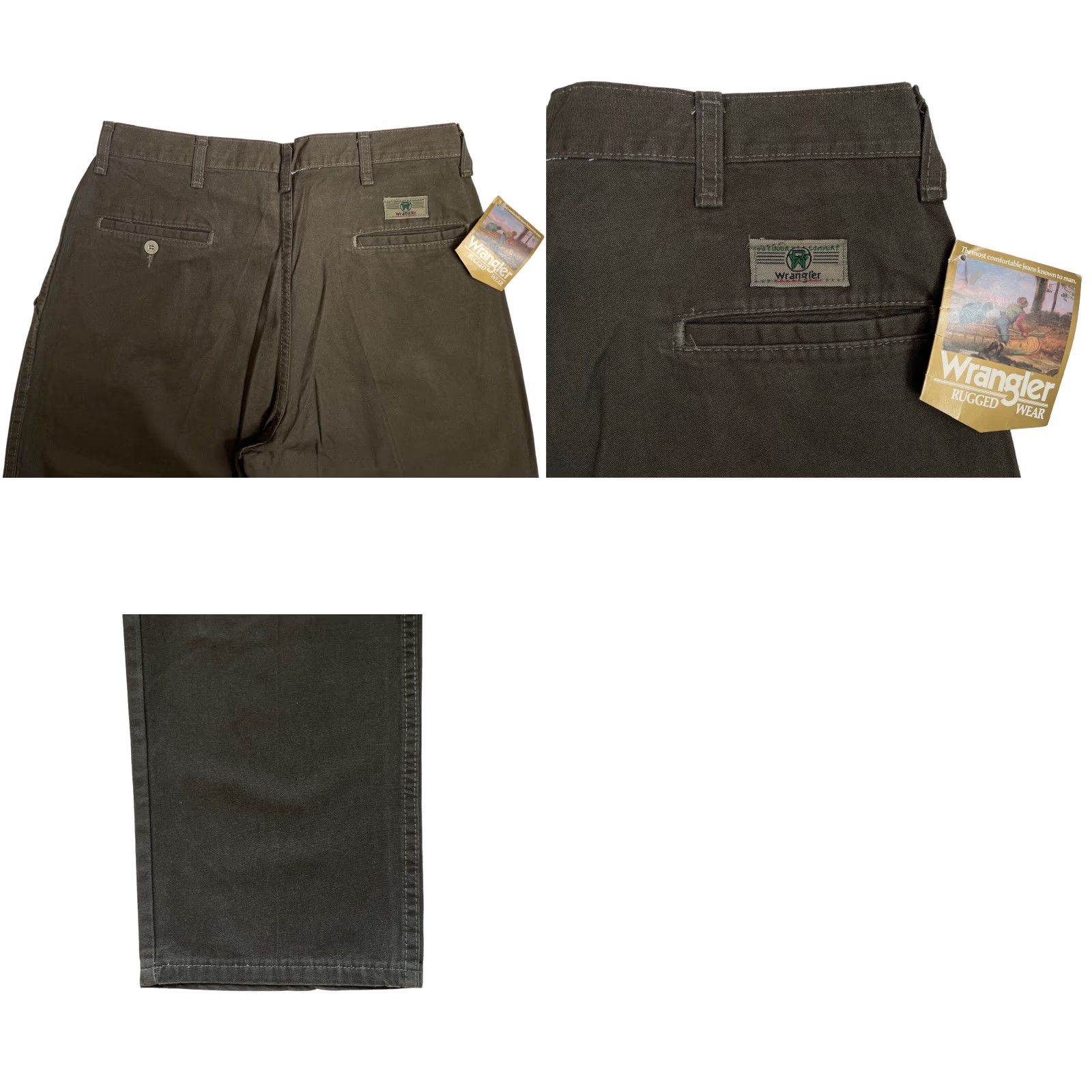 Wrangler VINTAGE Wrangler Rugged Wear Sportsman Jeans Men 34x32 Green 1990s USA Made NWT NOS Belt Loops Tapered奥 Size US 34 / EU 50 - 8 Thumbnail