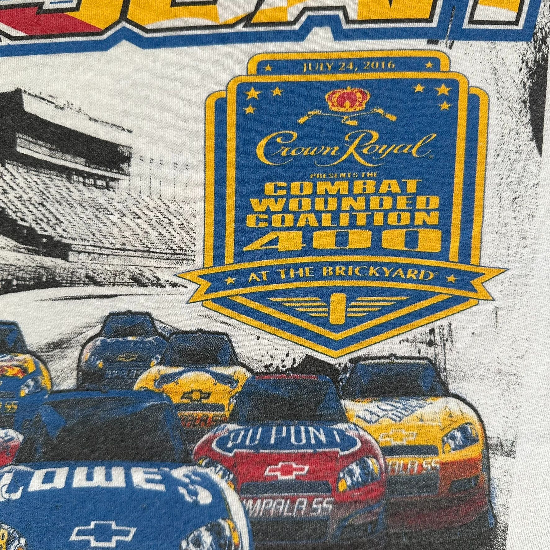 NASCAR NASCAR Crown Royal Brickyard 400 T-Shirt Indianapolis 2016 S Size US L / EU 52-54 / 3 - 3 Thumbnail