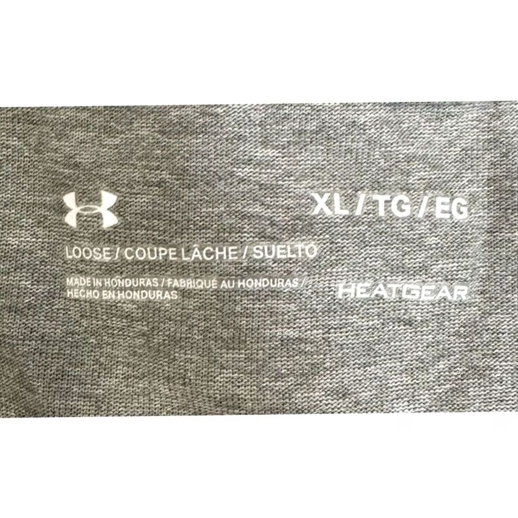 Under Armour Under Armour HeatGear T-Shirt Adult XL Grey Logo Activewear Workout Tee Mens NEW Size US XL / EU 56 / 4 - 3 Thumbnail