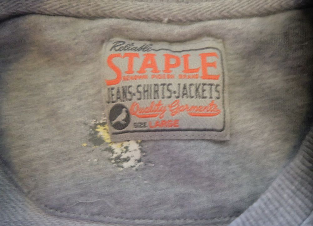 Staple Staple Sweater Grey OG Logo Embroidered Size US L / EU 52-54 / 3 - 2 Thumbnail