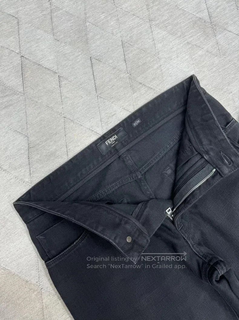 Fendi Fendi Embroidered Denim Pants, Logo Embroidery Size US 31 - 7 Thumbnail