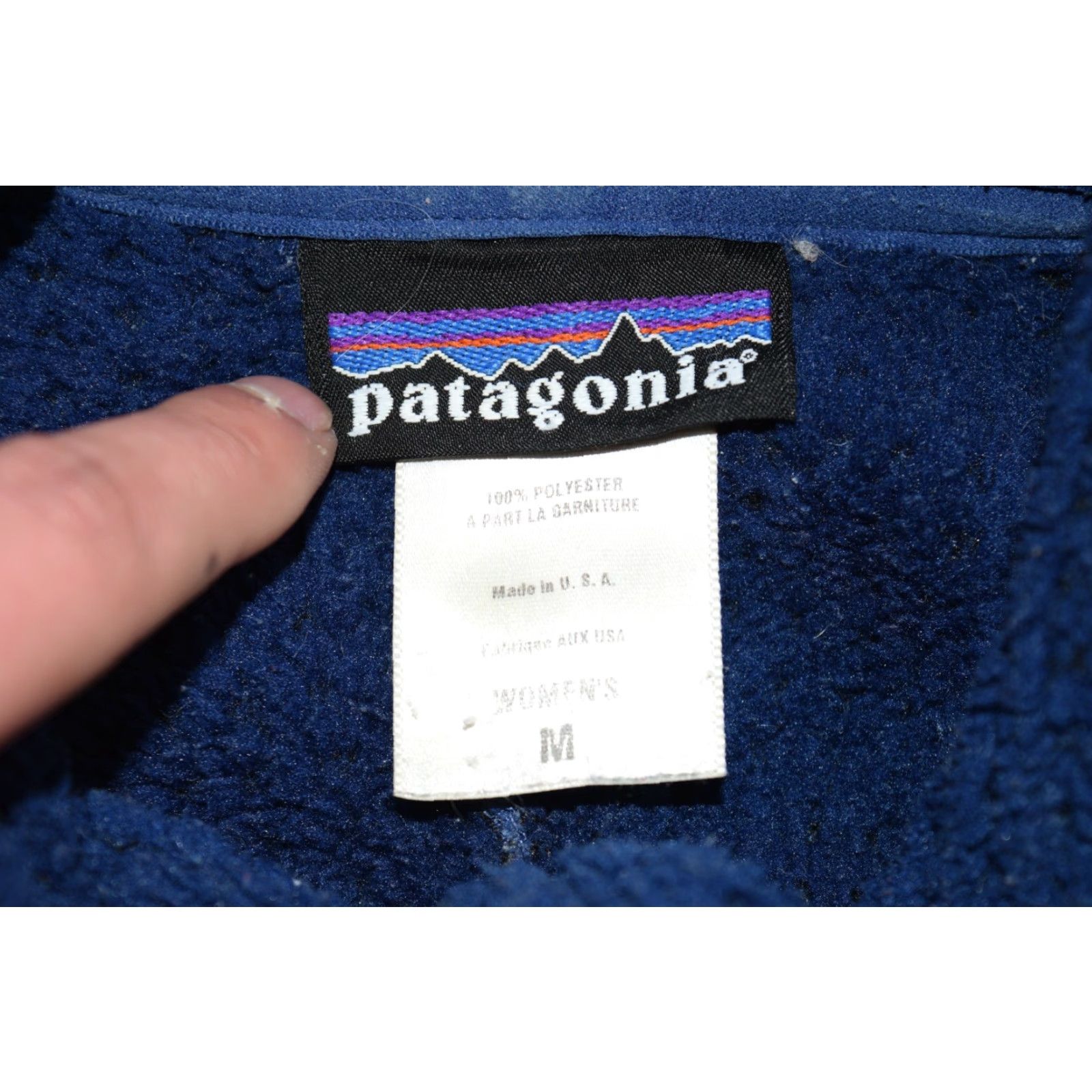 Patagonia VINTAGE VTG PATAGONIA R4 REGULATOR JACKET POLARTEC FLEECE BLUE ZIP UP BODYWARMER WOMENS Size M / US 6-8 / IT 42-44 - 5 Thumbnail