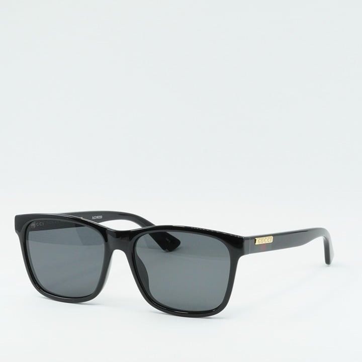 サングラス GUCCI Gucci - GG2012S - 001 black black grey Gucci GG0746SA-001 Rectangle Men's Sunglasses - Black/Gray