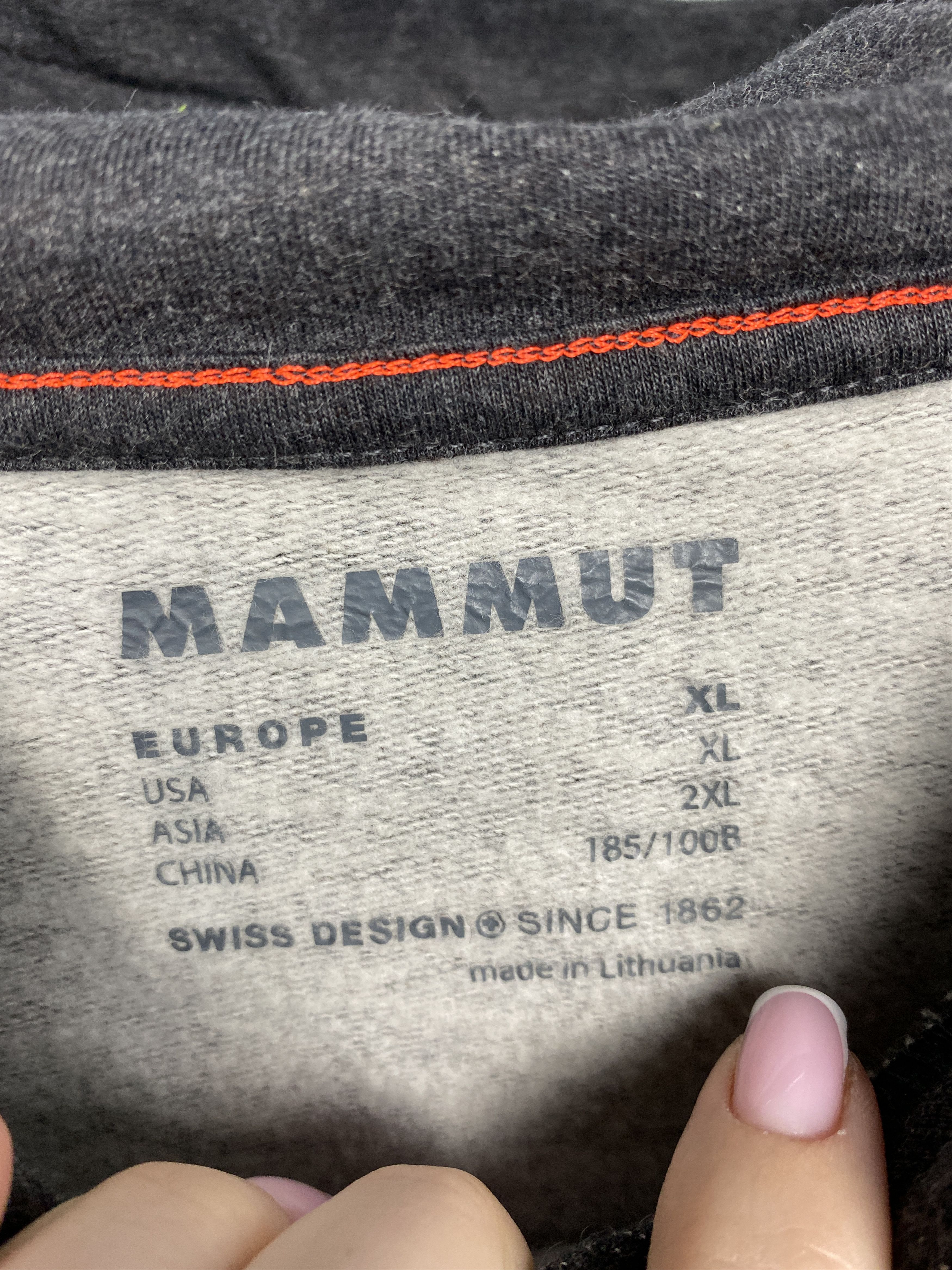 Mammut Mammut Vintage Mens Big Logo Hoodie Size US XL / EU 56 / 4 - 4 Thumbnail