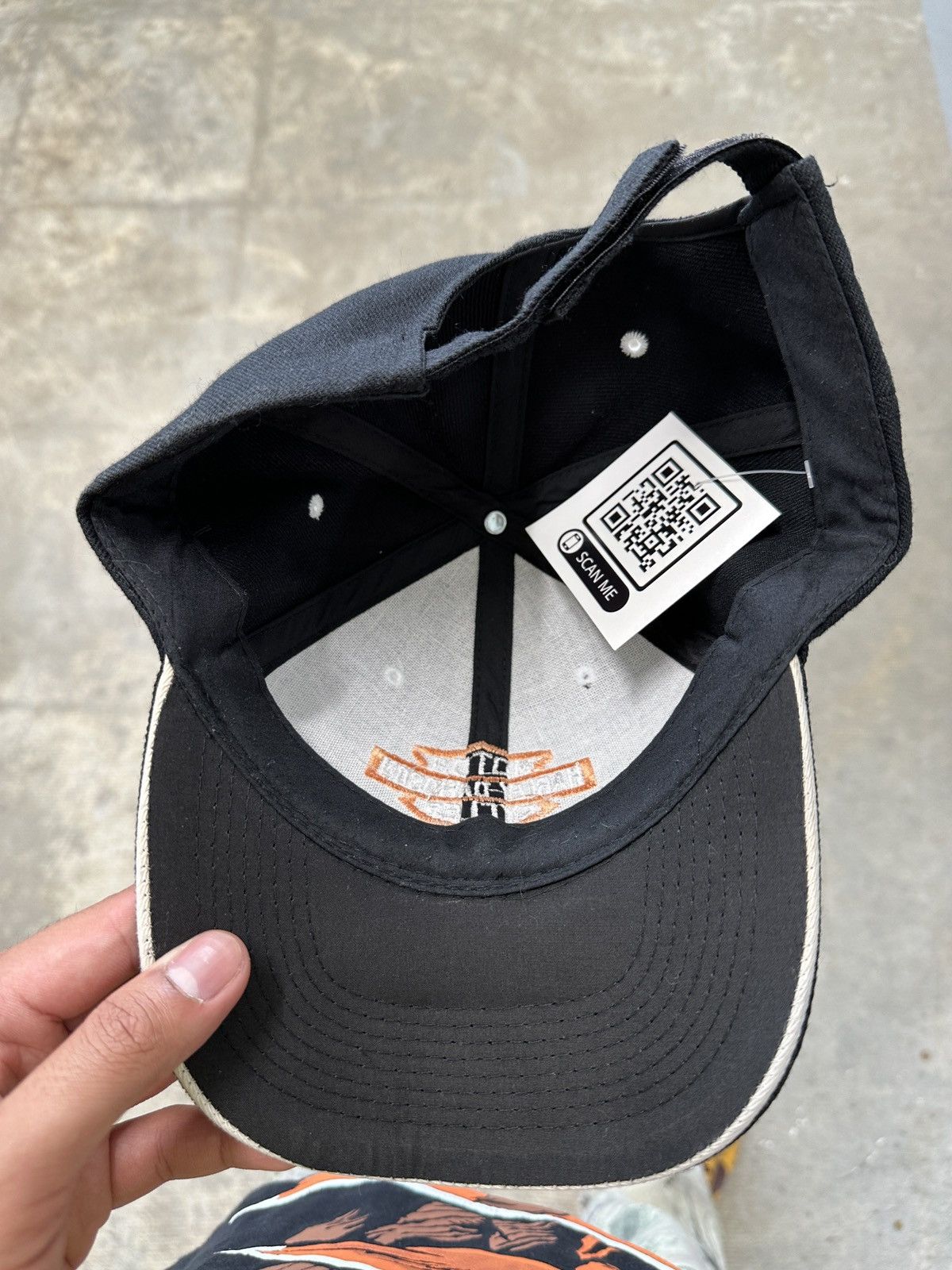 Harley Davidson × Vintage Vintage Y2K Harley Davidson Embroidered Strapback Hat Size ONE SIZE - 3 Thumbnail