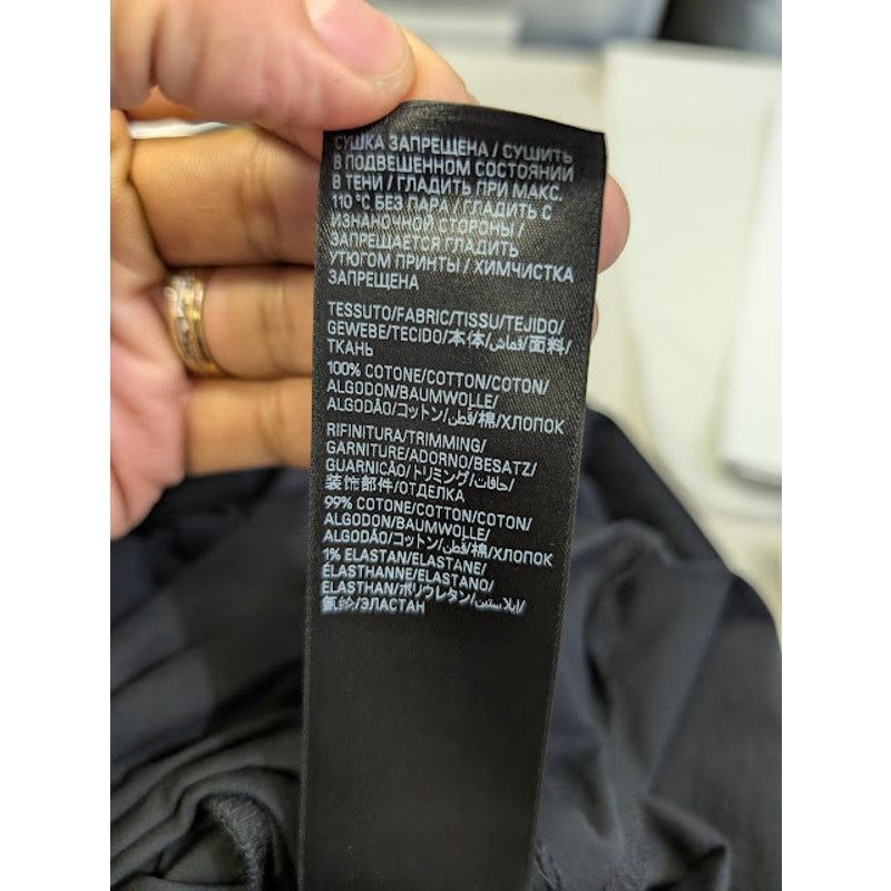 Balenciaga o1rshd1 Large Fit T-Shirt in Washed Black/White Size US S / EU 44-46 / 1 - 20 Thumbnail