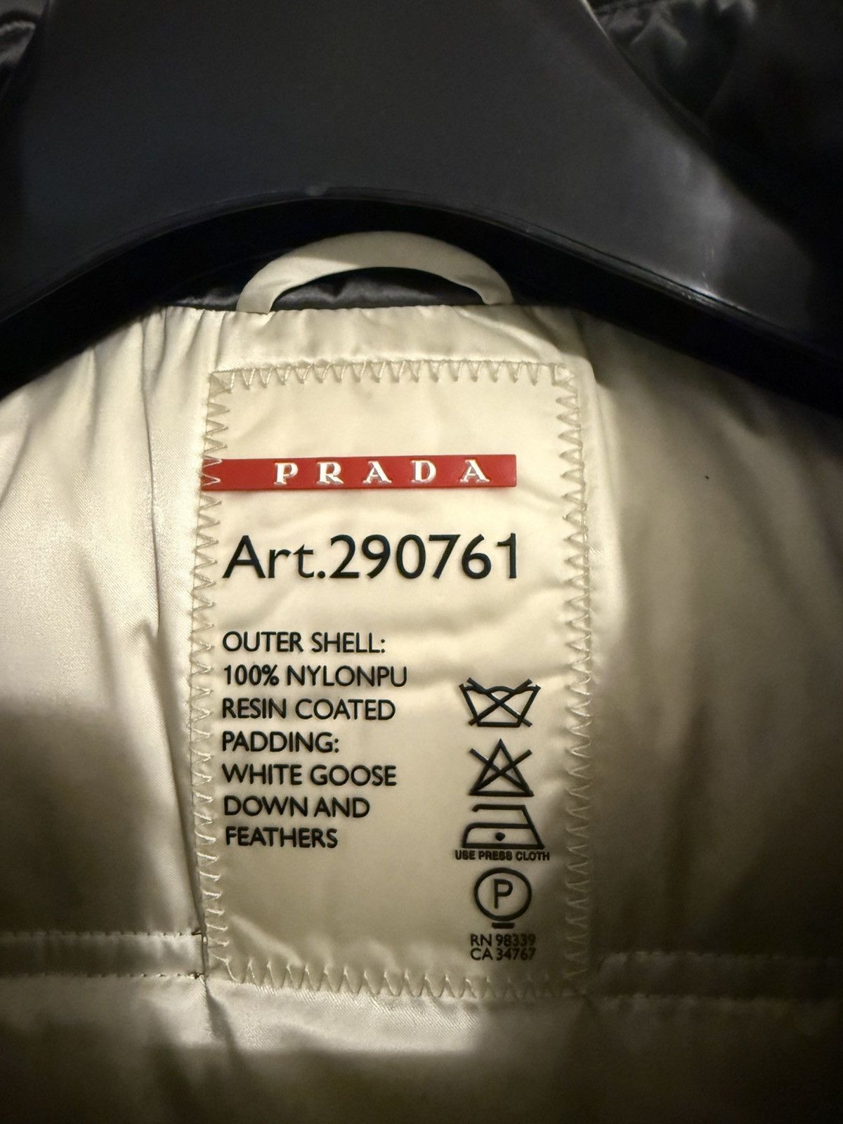 Prada Prada Goose Down Jacket Size S / US 4 / IT 40 - 4 Thumbnail