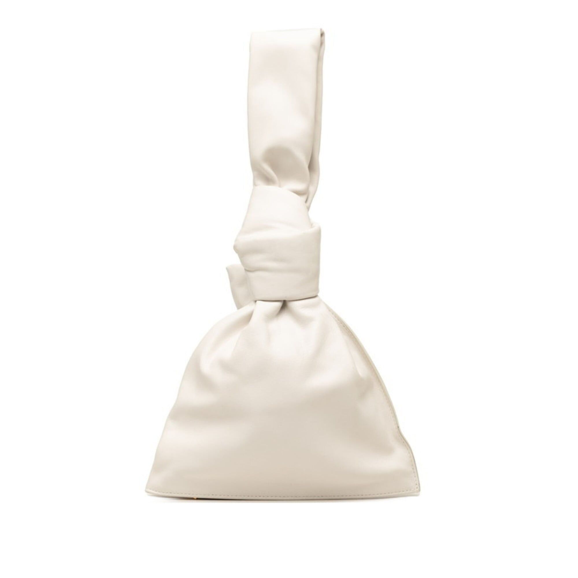Bottega Veneta Bottega Veneta Mini The Twist Handbag, White Leather, Women's. Size ONE SIZE - 1 Thumbnail