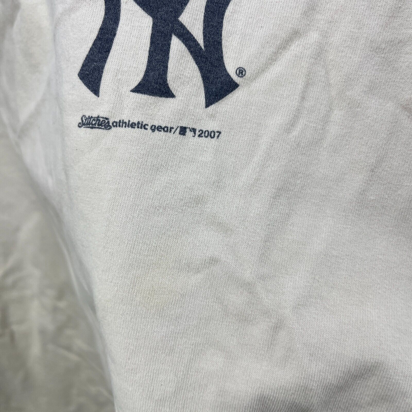 New York Yankees × Vintage Vintage New York Yankees Y2K 3/4 Sleeve T-Shirt 2XL Size US XXL / EU 58 / 5 - 13 Thumbnail