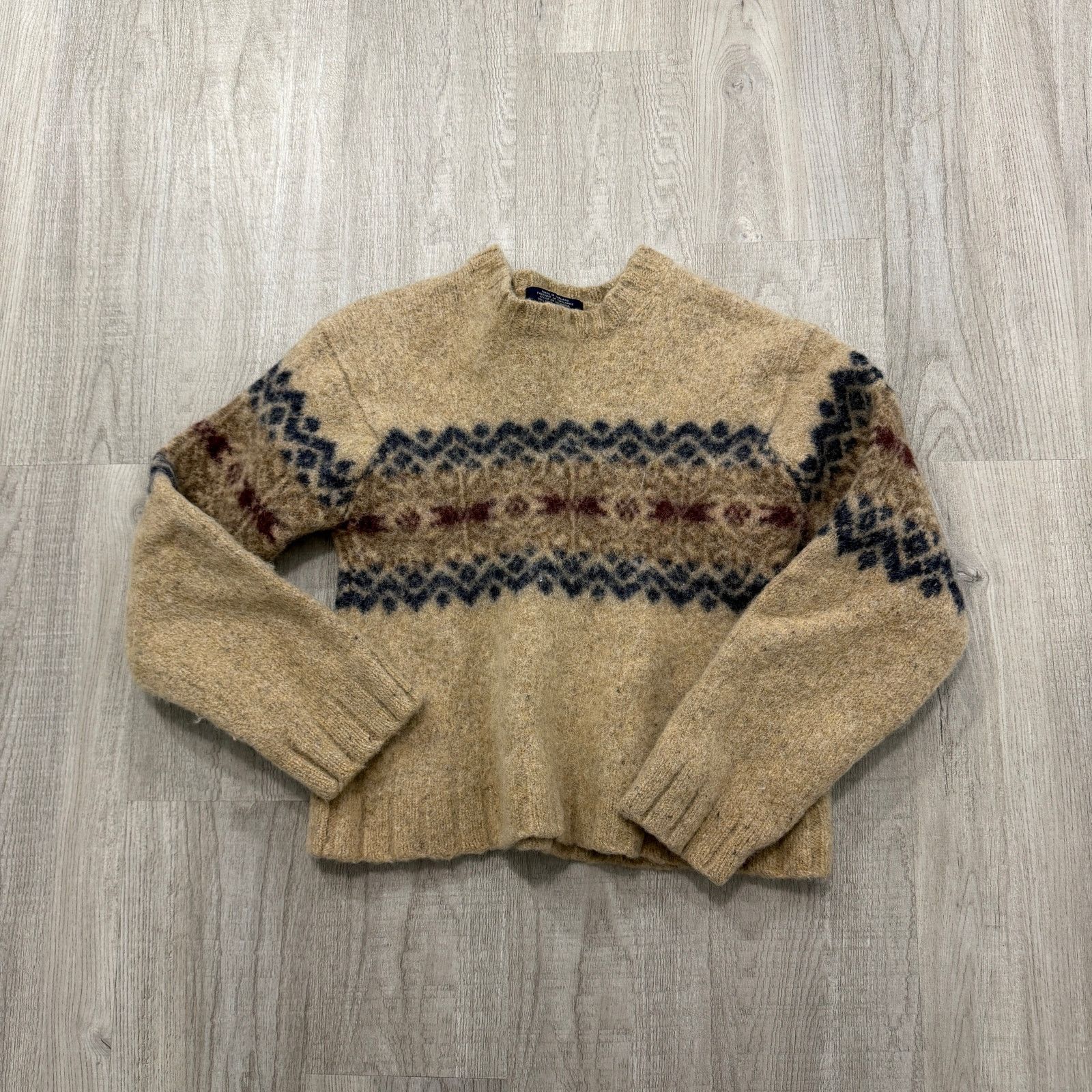 Tommy Hilfiger Vintage Tommy Hilfiger Wool Sweater Youth Large Fair Isle Size US L / EU 52-54 / 3 - 7 Thumbnail