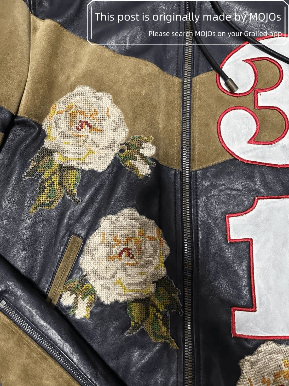 Dolce & Gabbana Sz 44 Dolce & Gbbana 31 Flowers Leather Jacket mojos1447 Size US S / EU 44-46 / 1 - 2 Thumbnail