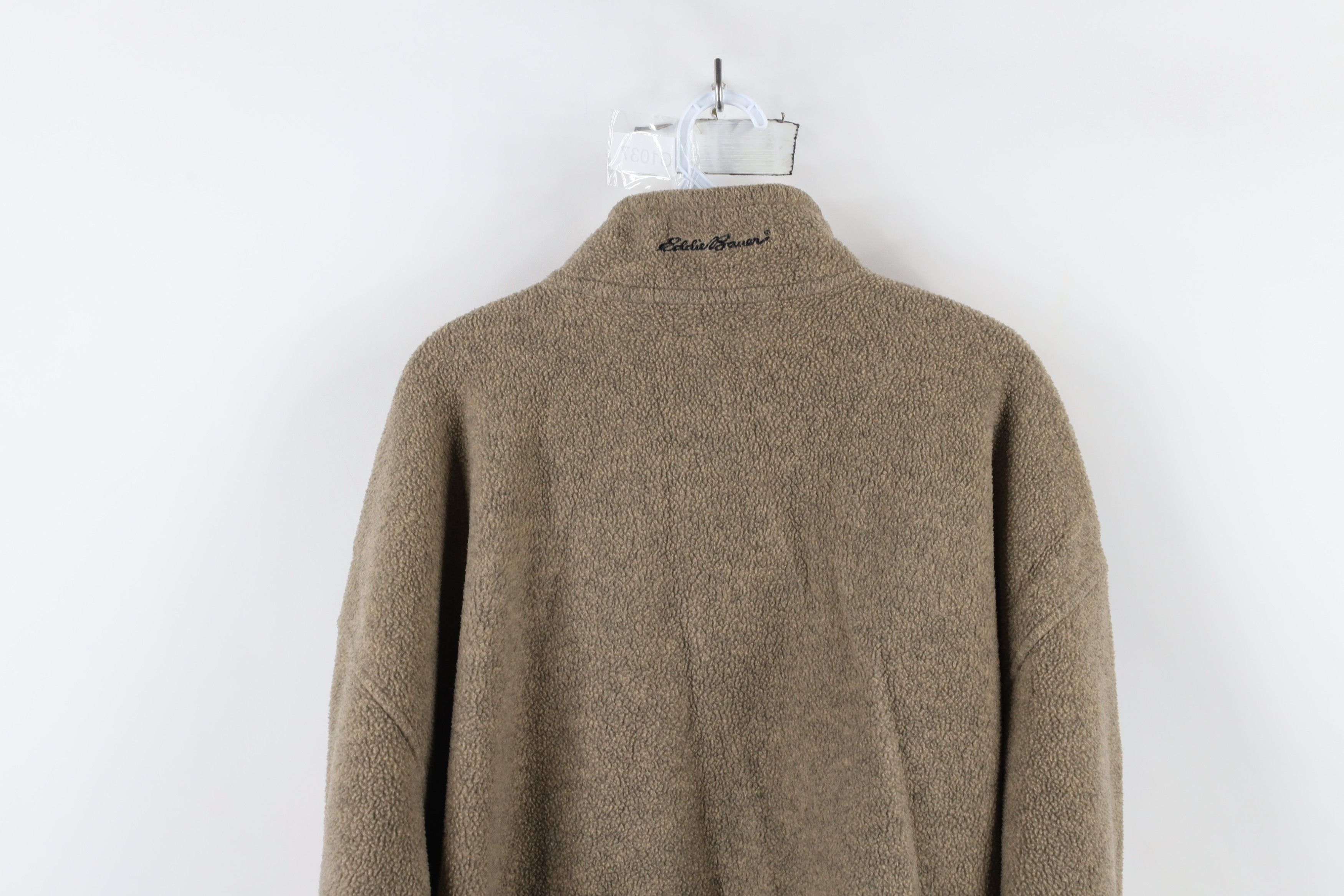 Eddie Bauer × Vintage Vintage 90s Eddie Bauer Half Zip Fleece Pullover Sweater Size US XXL / EU 58 / 5 - 13 Thumbnail
