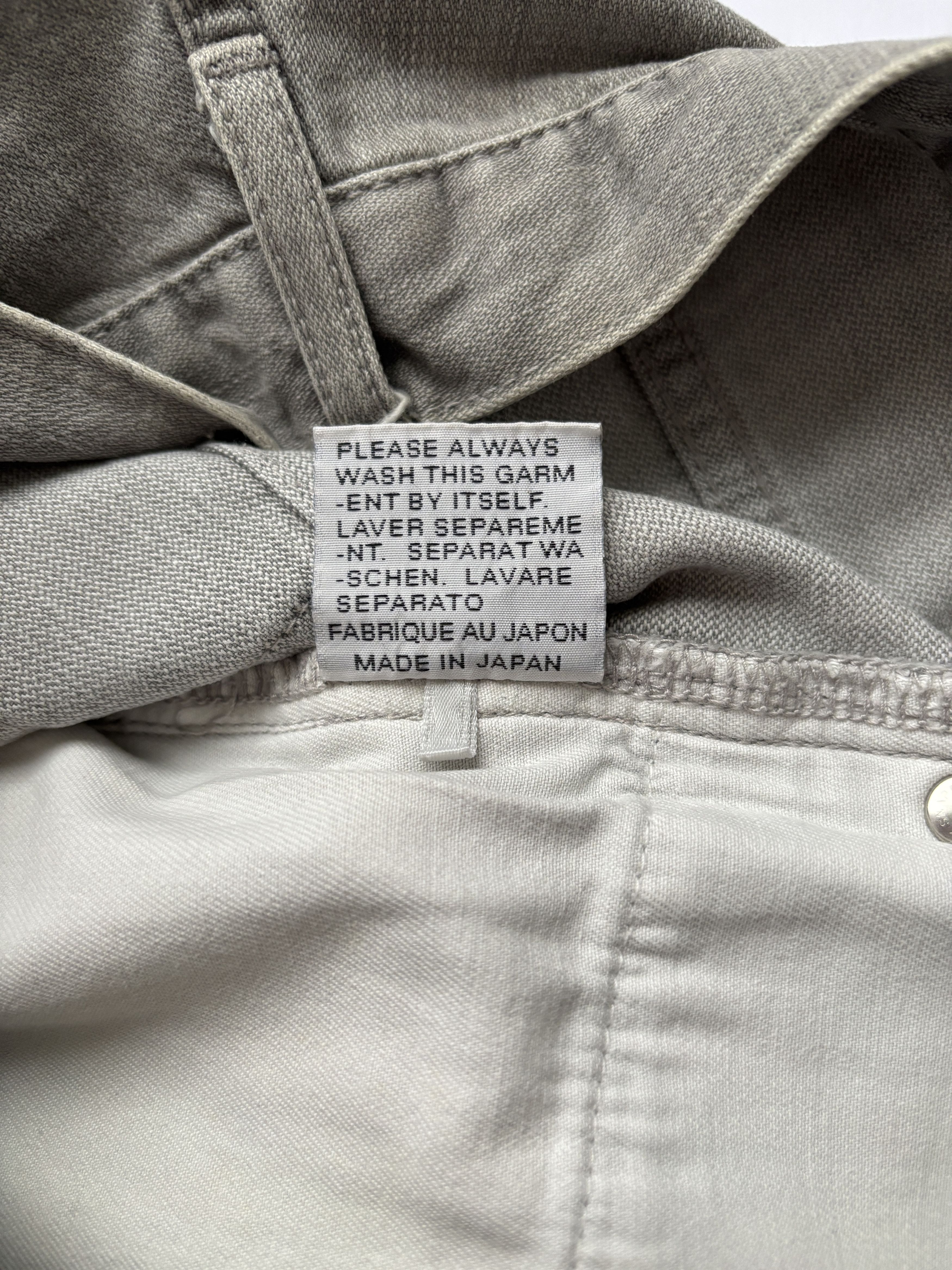 Dior × Hedi Slimane ⚡️QUICK SALE⚡️MIJ Dior Hedi Slimane Light Gray Denim Jeans Size US 27 - 5 Thumbnail