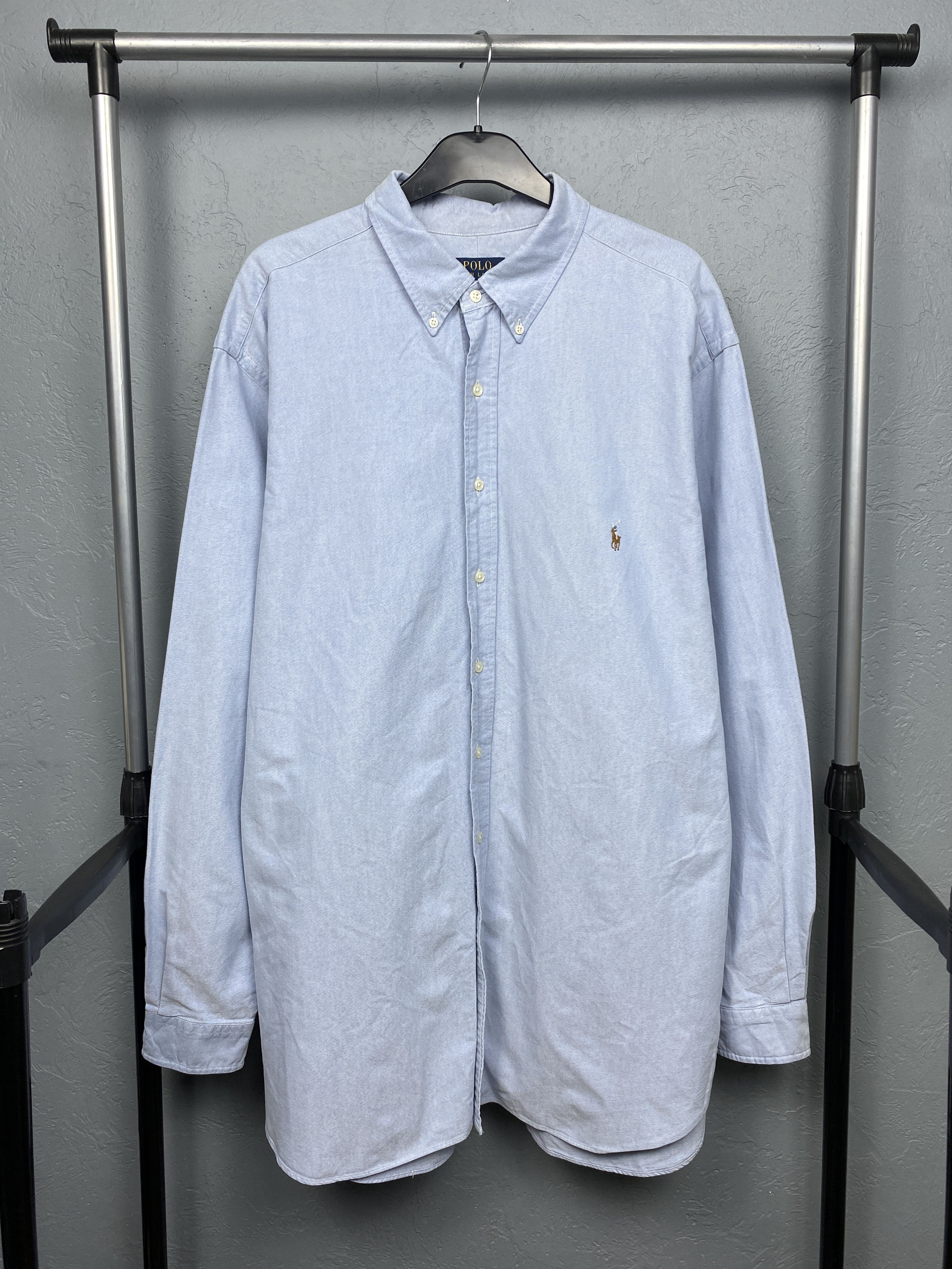 Polo Ralph Lauren × Ralph Lauren Polo Ralph Lauren Mens Long Sleeve Shirt Size 2XLT Size US XXL / EU 58 / 5 - 1 Thumbnail