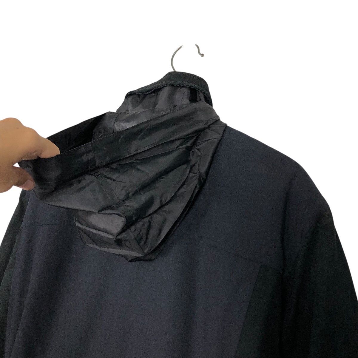 Japanese Brand Black Zip Up Jacket Stand Collar Pocket Casual Coat Biglidue Size US M / EU 48-50 / 2 - 11 Thumbnail