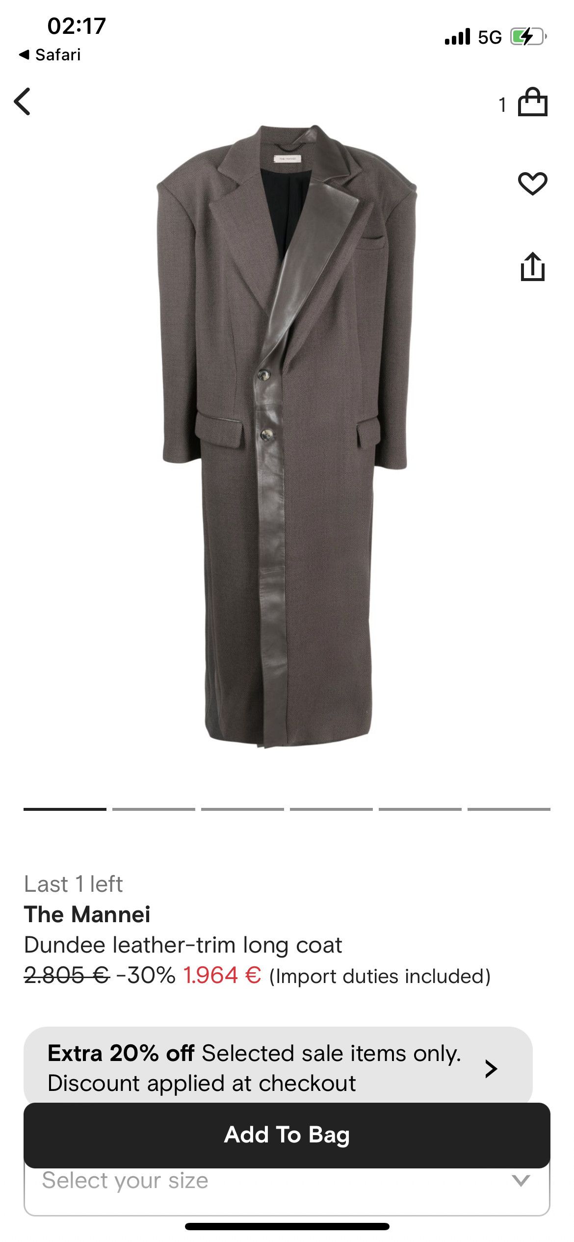 Other The Mannei - Dundee Coat (oversize) Size US M / EU 48-50 / 2 - 12 Thumbnail
