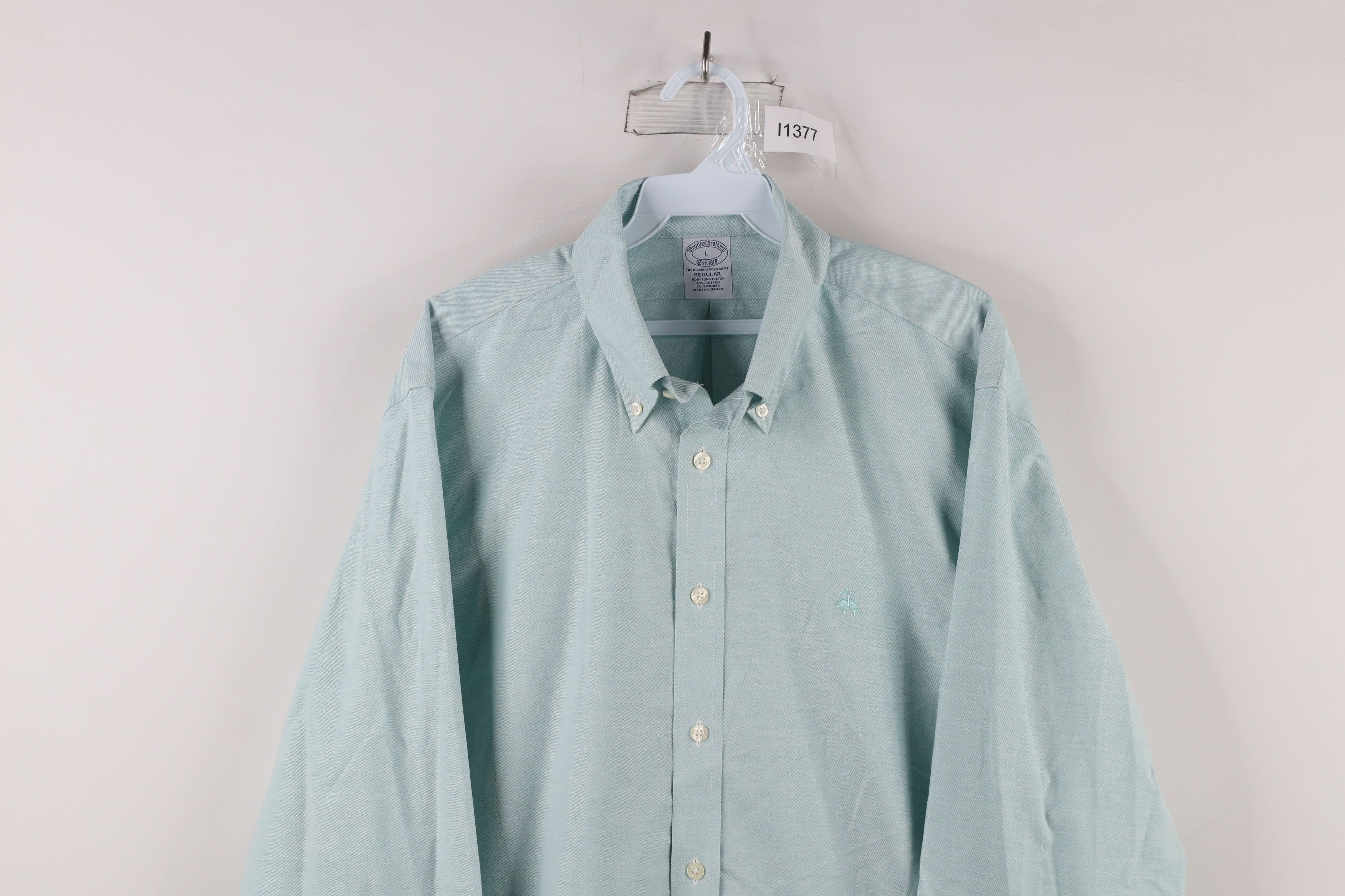 Brooks Brothers × Vintage Brooks Brothers Stretch Original Cotton Button Down Shirt Size US L / EU 52-54 / 3 - 2 Thumbnail