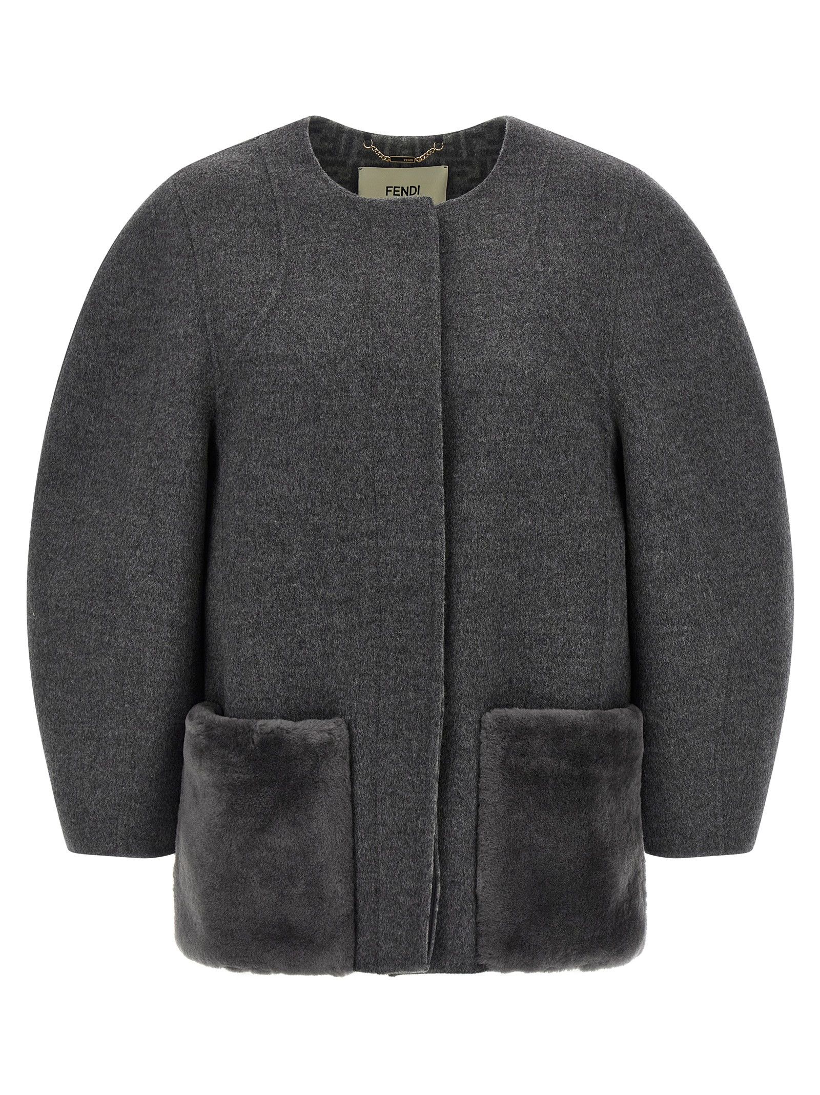 Fendi Blouson cocoon Size M / US 6-8 / IT 42-44 - 1 Thumbnail