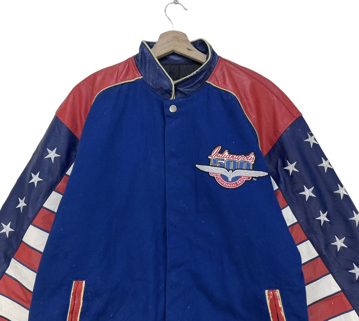 Other 🔥Limited Edition Genuine Leather Indianapolis America Flag Size US M / EU 48-50 / 2 - 3 Thumbnail