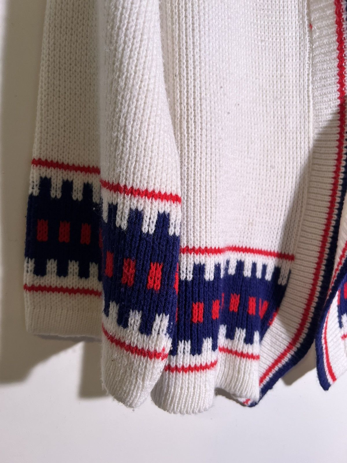 60's 70's VTG Vintage Montgomery Ward Multi Pattern Sweater