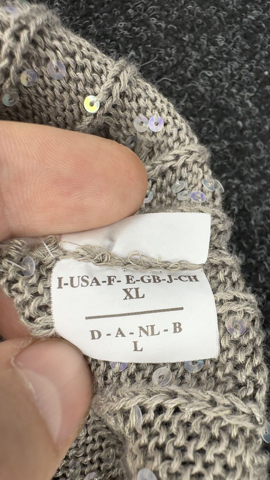 Brunello Cucinelli Brunello Cucinelli Linen Silk Sequin Knit Sweater Size M/L Size L / US 10 / IT 46 - 16 Thumbnail