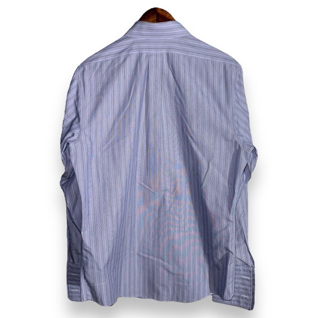 Brooks Brothers Blue Brooks Brothers 1818 French Cuff Button Down Shirt 15.5 Size US M / EU 48-50 / 2 - 8 Thumbnail