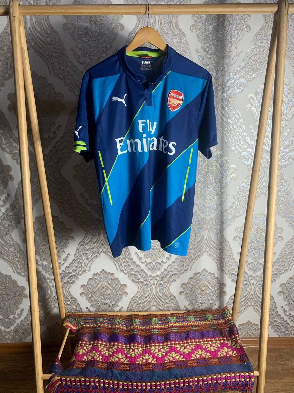 Puma × Vintage VERY RARE PUMA FC ARSENAL LONDON ENGLAND SOCCER JERSEY Y2K Size US L / EU 52-54 / 3 - 1 Thumbnail