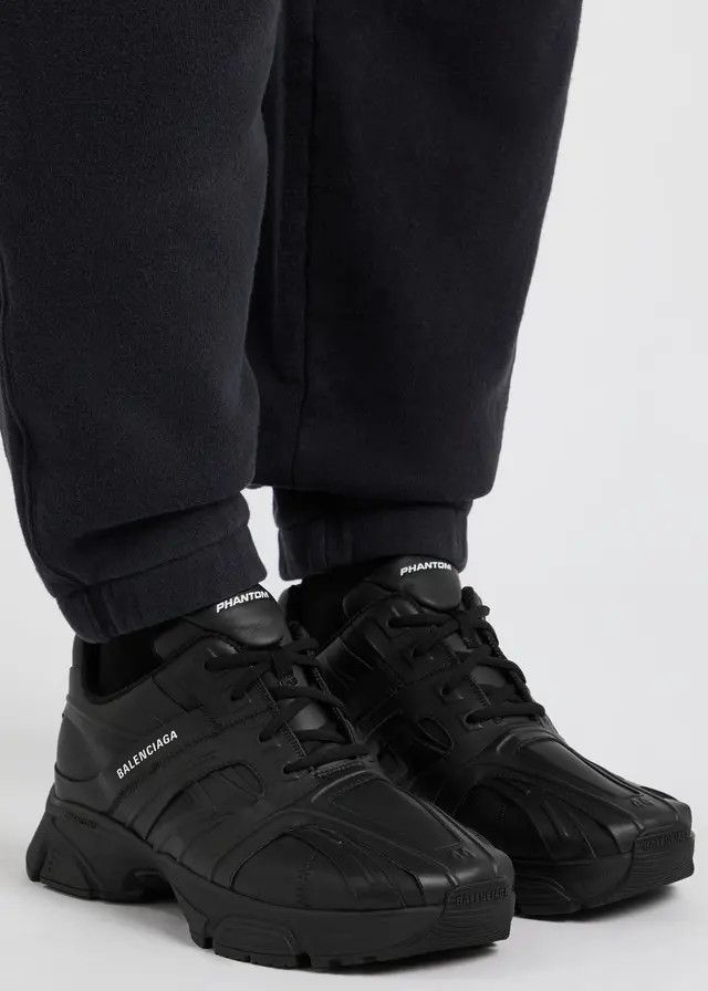 Balenciaga o1bcso1str0425 Phantom Sneakers in Black Size US 14 / EU 47 - 5 Thumbnail