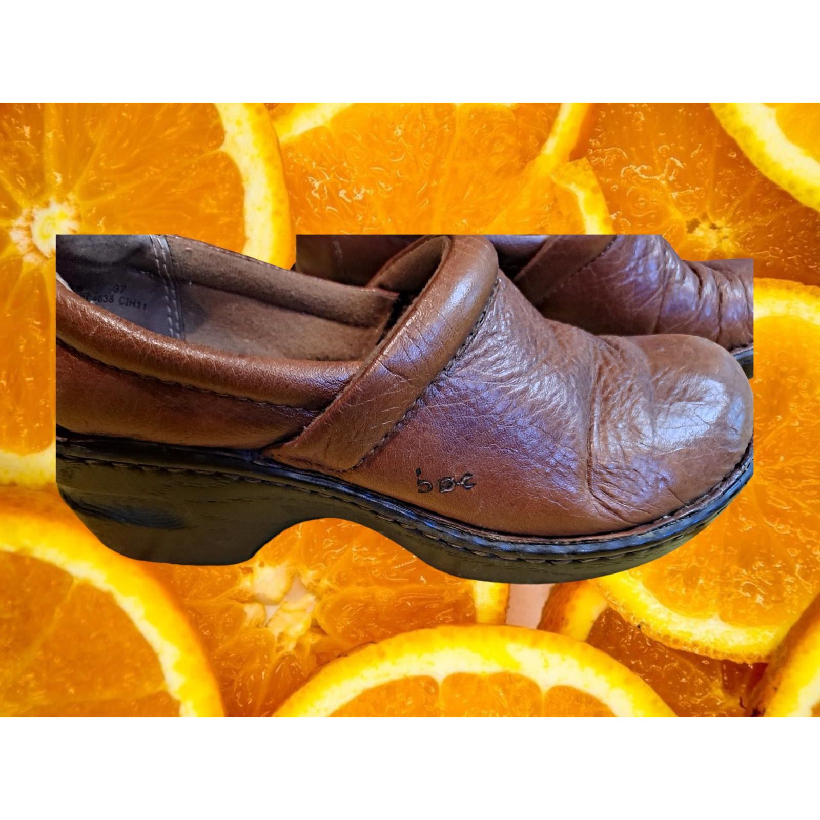 Other B.O.C Brown Clog/Mule with 2 Inch Heel Size 6.5 Size ONE SIZE - 3 Thumbnail
