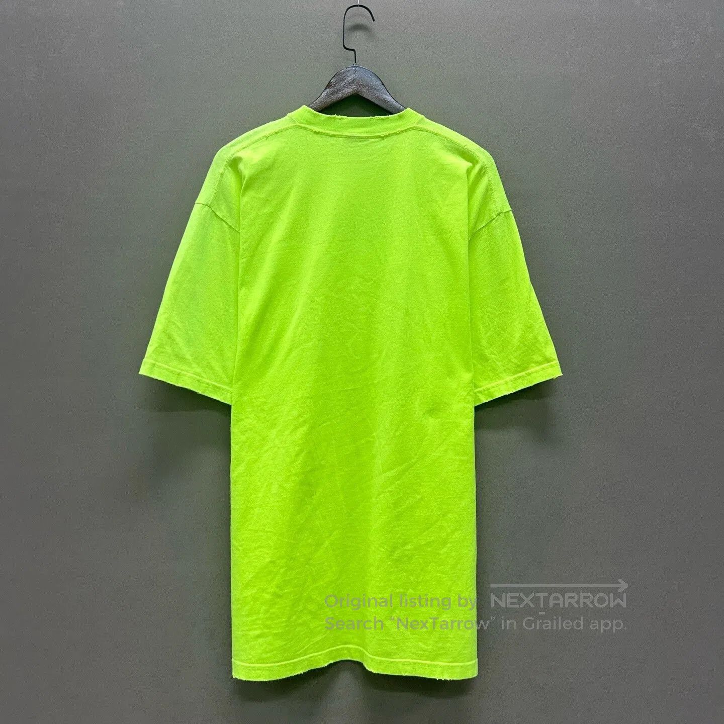 Balenciaga Balenciaga Distressed Logo Green T-Shirt. Size US S / EU 44-46 / 1 - 2 Thumbnail