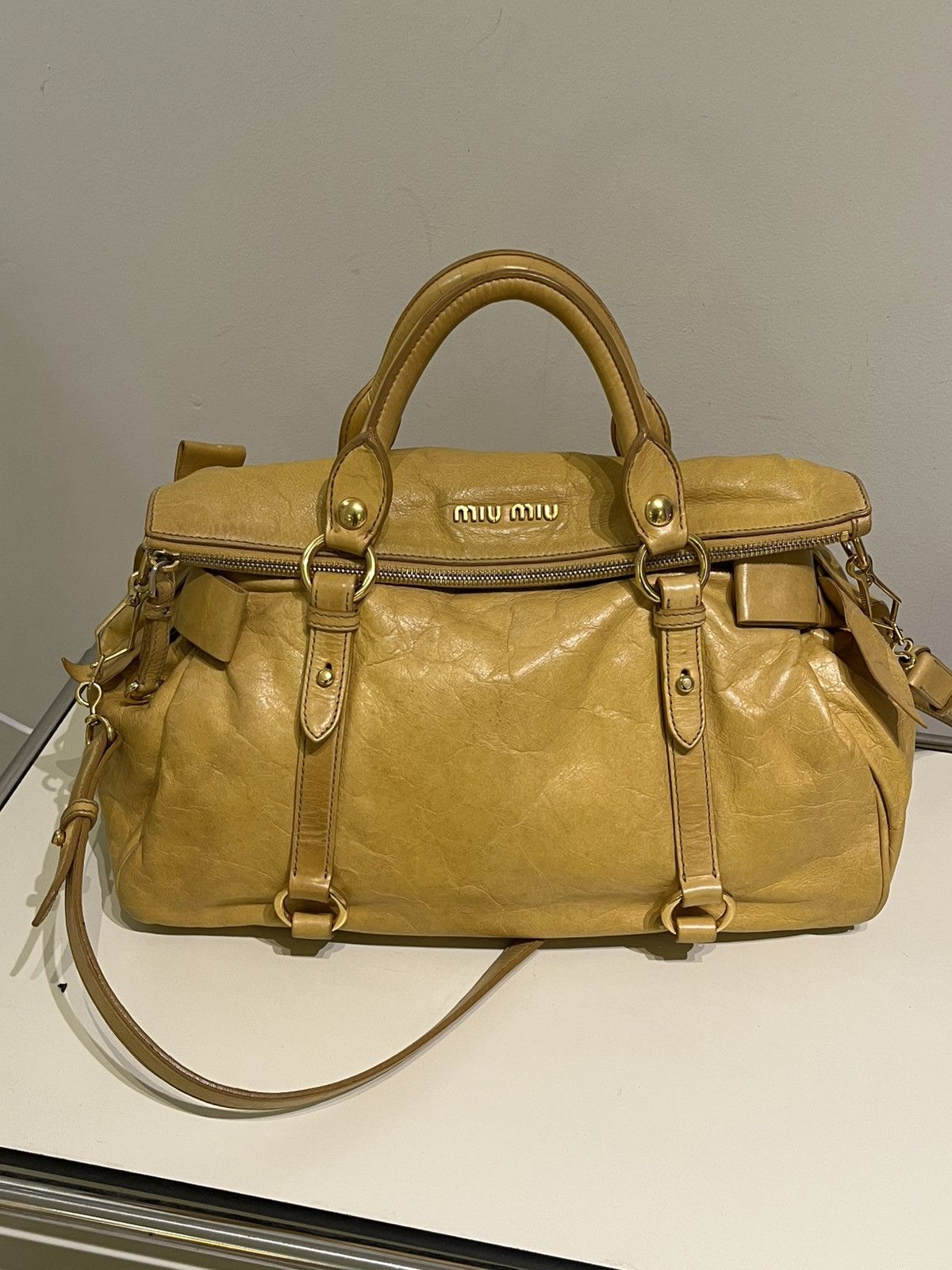 Miu Miu MIU MIU BOWBAG VITELLO Size ONE SIZE - 3 Thumbnail