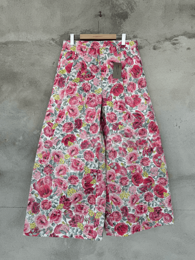 Comme des Garcons Homme Plus Sz M Comme Des Garcons Homme Plus AD2021 Flower Pants Size US 32 / EU 48 - 1 Thumbnail